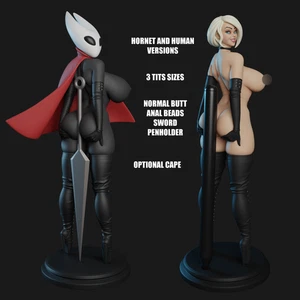Texelion NSFW Figure | Hornet Fan Art | 3D Resin 1:24 Scale - Picture 1 of 6