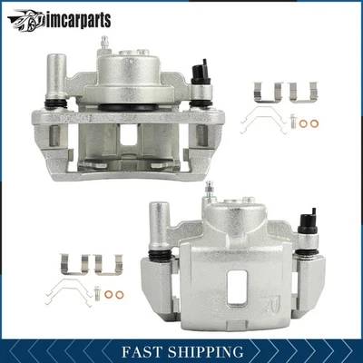 Brake Calipers w/ Bracket Front Pair For 1999-2003 Mazda Protege 02-03 Protege5 - Image 1 of 4