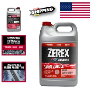 Long Life 5Lb Asian Auto Antifreeze Coolant Fits Toyota Lexus Scion 150K Miles - Picture 1 of 10