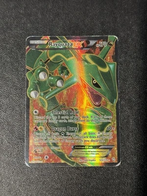 Pokémon TCG Rayquaza EX Full Art 123/124 Dragons Exalted HP - Image 1 of 2