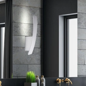 LED Wand Leuchte grau Treppen Haus Beleuchtung Wohn Zimmer Design Strahler Lampe - Bild 1 von 8