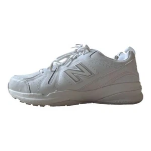 New Balance 608 Leather Laced Shoes Sneakers White 12 Men's. Rubber Sole. - Picture 1 of 8