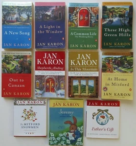 Lot of 11 Jan Karon Mitford Books 8 Paperback and 3 Hardcover - Imagen 1 de 3