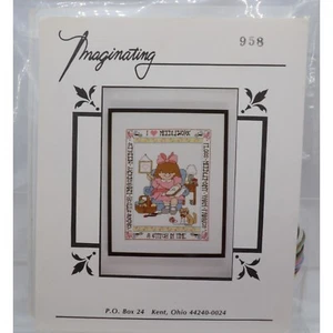 Kit de punto de cruz Imagining "I Love Needlework" de Diane Arthurs - Imagen 1 de 2