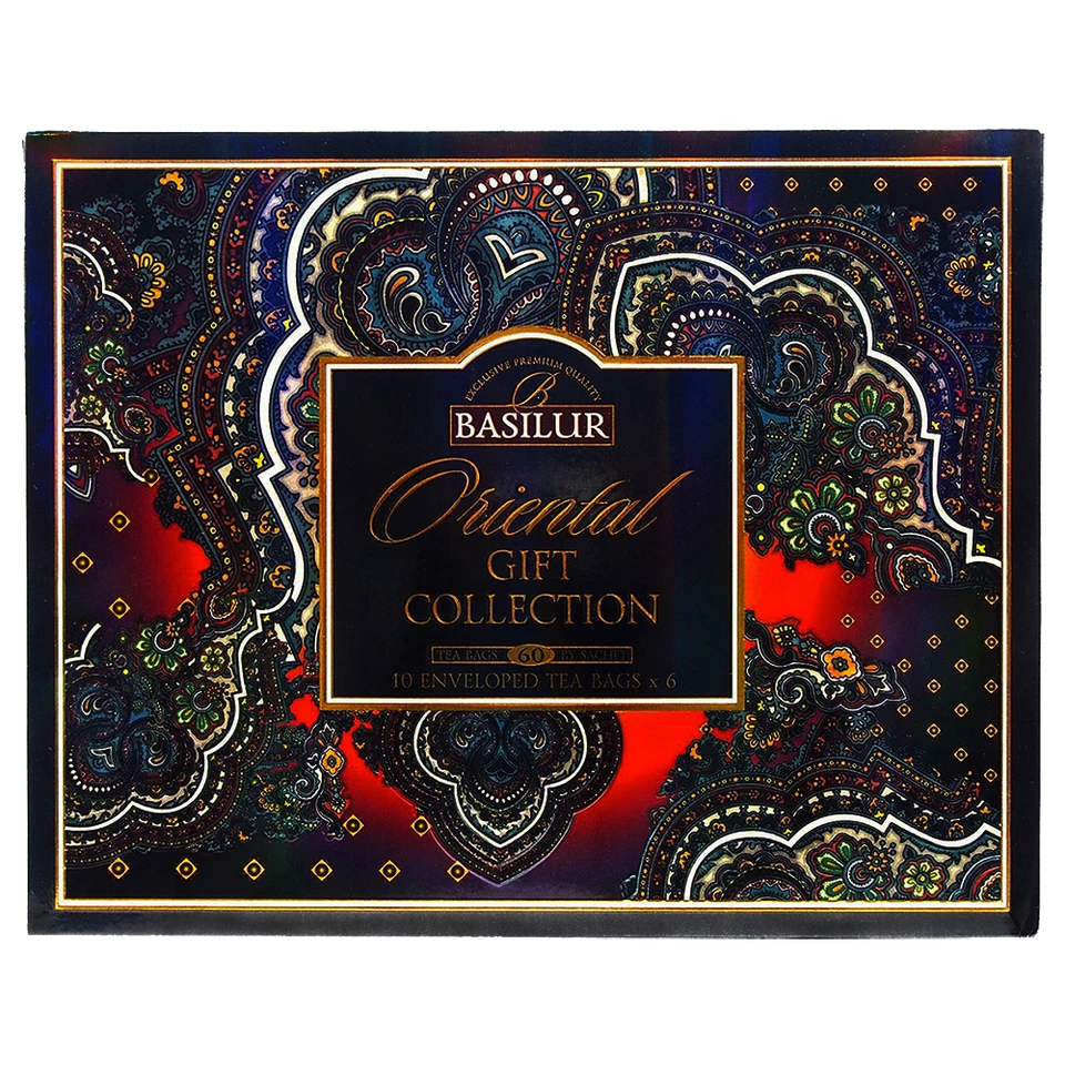 Basilur Tee Set aus 6 Teesorten Schwarztee Grüntee oriental tea gift collection - Bild 1 von 2