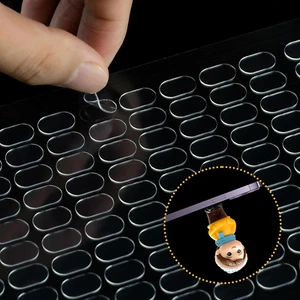 500Pcs Clear Sticky Tack Adhesive Poster Putty, Removable Double Sided Museum Ge - Picture 1 of 12