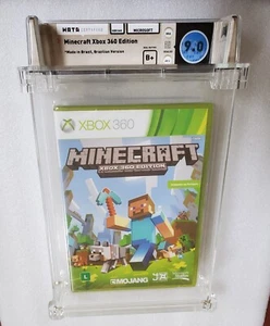 Minecraft Xbox 360 GRADED WATA 9.0 B+ SEALED RARE not VGA/CGC - Picture 1 of 2