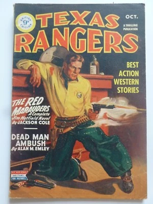 UK Pulp – TEXAS RANGERS (UK) October 1944 – Tom Curry - Image 1 of 4