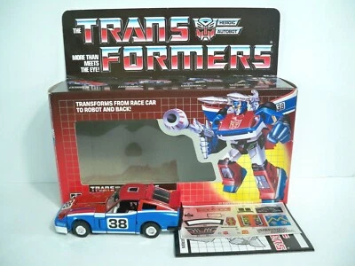 K21i99813 SMOKESCREEN W/ DECALS INCOMPLETE IN BOX 1985 G1 TRANSFORMERS VINTAGE - Image 1 of 4