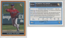2009 Bowman Chrome WBC Prospects Orange Refractor /25 Ruben Tejada #BCW40