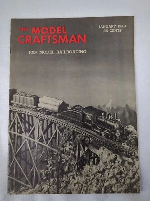 Railroad Model Craftsman January 1949 Vol. 17 No. 8 (GW) - Image 1 of 4