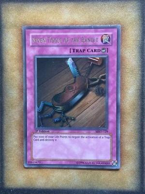 Yugioh Seven Tools of the Bandit MRD-129 Ultra Rare 1st Ed MP - Image 1 of 4