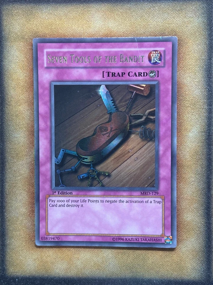 Yugioh Seven Tools of the Bandit MRD-129 Ultra Raro 1ª Edición MP Foto 1 de 4