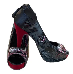 Puño de Hierro Nueva Colección Wolfbeater Plataforma Negro/Rojo Talla US7 - Imagen 1 de 9