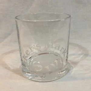 Barra baja de whisky transparente Maker's Mark Bourbon grabado S IV 10 OZ - Imagen 1 de 9