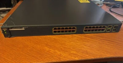 Cisco  Catalyst (WS-C3560G-24TS-S V02) 24-Ports Rack-Mountable Switch - Image 1 of 3