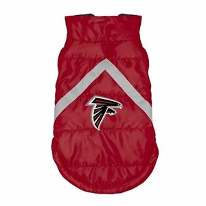 CHAQUETA REFLECTANTE CHALECO ACOLCHADO PREMIUM PERRO GATO ATLANTA FALCONS PEQUEÑA MEDIANA GRANDE - Imagen 1 de 1