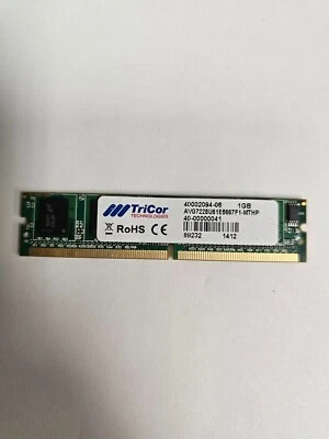 TriCor 40-00000041 1Gb miniDIMM VLP Memory - Image 1 of 4