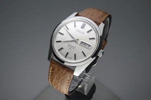 Vintage 1967 JAPÓN SEIKO SEIKOMATIC-P WEEKDATER 5106-8010 33 joyas automático. - Imagen 1 de 12