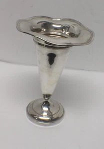 Cartier Sterling 9594 10-1/4 OZ. Weighted Trumpet Vase 9.5" - Picture 1 of 5