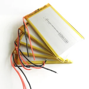 Lote de 5 piezas Batería recargable Lipo 3.7V 5000mAh 6060100 para Banco de Alimentación Tablet PC - Imagen 1 de 4