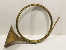 Old Bespieltes Large Parforcehorn Hunting Horn With Mouthpiece