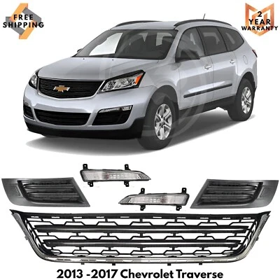Front Lower Grille & Fog Light Assembly For 2013-2017 Chevrolet Traverse Foto 1 de 4