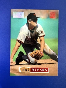 Topps Stadium Club 1994 primera edición del día Cal Ripken Jr #373 Salón de la fama - Imagen 1 de 6