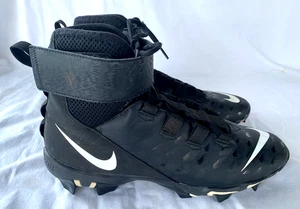 Nike Force Savage 2 Shark Football Cleats Black Men Sz 11 FastFlex BV0151-001 - Picture 1 of 7