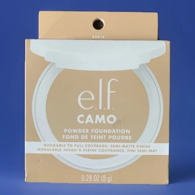 e.l.f. Camo Powder Foundation, Medium-to-Full Coverage Foundation, Medium 355 W - Image 1 of 2