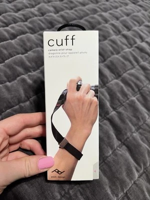 Nuevo - Correa de muñeca para cámara Peak Design Cuff - negra (CF-BL-3) Foto 1 de 2