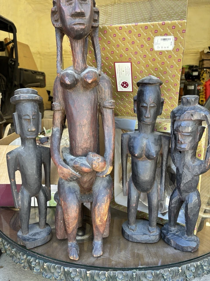 Set Of Authentic African Sculptures Imported In The 90S - Image 1 of 1