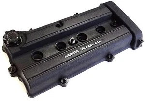 VMS BLACK ENGINE DRESS UP KIT B20 BILLET VALVE COVER WASHER SEALS NUTS OIL CAP - Foto 1 di 11
