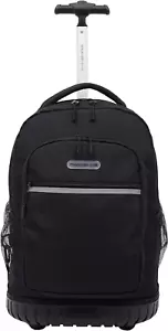 Rolling Backpack, Black, 18 Inch - Picture 1 of 11