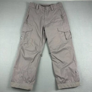 Helly Hansen Snow Pants Mens Large Helly Tech Grey Ski Snowboard Five Pockets - Picture 1 of 15