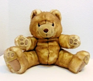"Oso de peluche sentado beige de peluche 15" - Imagen 1 de 5