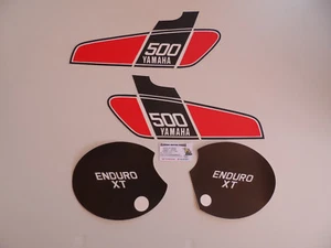 XT 500 YAMAHA 1976 DECAL /KIT D'EMBLEMES COMPATIBLE - Imagen 1 de 4