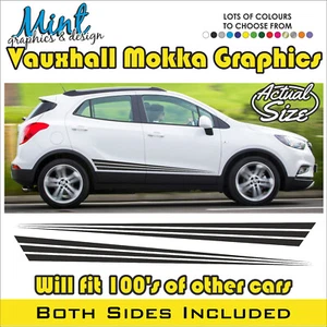 Vauxhall (Opel) Mokka SUV Crossland Sport Streifen Aufkleber Sticker Grafik KEINE P&P 004 - Bild 1 von 4