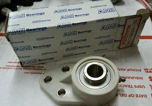 NEW AMI MUCFBL204-12G WHITE Stainless Steel Complete Unit Bearing FREE SHIP - Picture 1 of 1