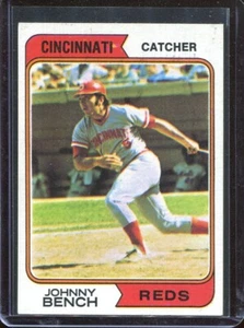 1974 Topps Baseball # 10 Johnny Bench (NM) Near Mint - Picture 1 of 2
