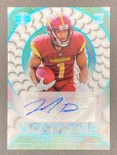 Jahan Dotson 2022 Illusions AUTO 3 /3 Mystique Acetate RC Rookie Card M-11