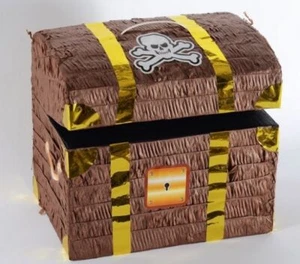 Pirate Party Supplies Treasure Chest Pinata Decoration - Picture 1 of 1