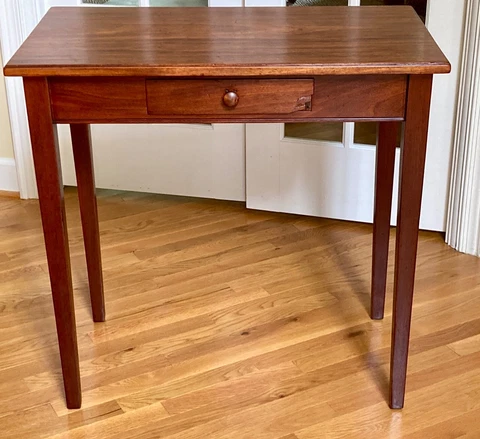 (Antique) Table w/ Drawer Cover