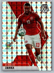 Zanka 2021 Panini Mosaic Euro Soccer Silver Mosaic Prizm #35 Denmark - Picture 1 of 2