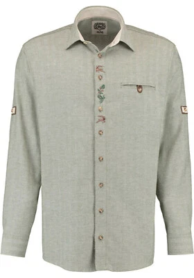 Herren - Outdoor - Freizeit - Jagd Hemd OS-Trachten trachtengrün - Bild 1 von 4