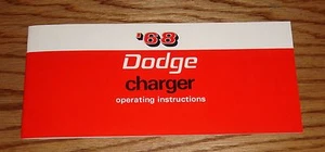 1968 Dodge Charger Owners Operators Manual 68 - Bild 1 von 1