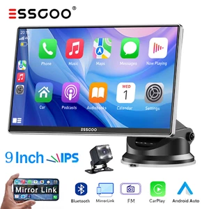 9 Inch Car Truck Bluetooth Nav Navigation Portable Apple CarPlay Android Auto FM - Picture 1 of 15