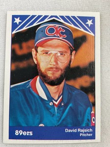 1983 Oklahoma City 89ers-TCMA Minor League Baseball Card#15-David Rajsich