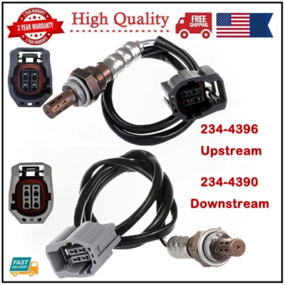 Sensor de oxígeno O2 aguas arriba+aguas abajo 2 piezas para Mazda 5 2004-2005 Mazda 3 2006-2007 2,3 L Foto 1 de 4