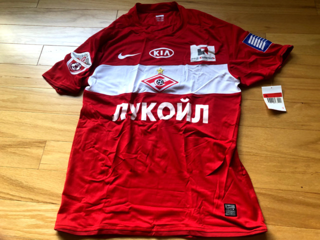 Spartak Moscow Home camisa de futebol 2019 - 2020. Sponsored by Lukoil